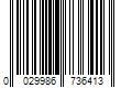 Barcode Image for UPC code 0029986736413