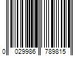 Barcode Image for UPC code 0029986789815