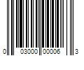 Barcode Image for UPC code 003000000063