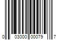 Barcode Image for UPC code 003000000797