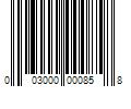 Barcode Image for UPC code 003000000858