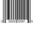 Barcode Image for UPC code 003000000919