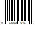 Barcode Image for UPC code 003000001077