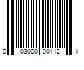 Barcode Image for UPC code 003000001121