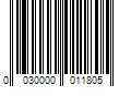 Barcode Image for UPC code 0030000011805