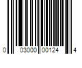 Barcode Image for UPC code 003000001244