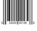 Barcode Image for UPC code 003000001398