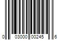 Barcode Image for UPC code 003000002456