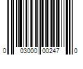 Barcode Image for UPC code 003000002470