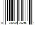 Barcode Image for UPC code 003000002661