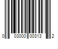 Barcode Image for UPC code 003000003132