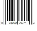 Barcode Image for UPC code 003000003743