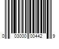 Barcode Image for UPC code 003000004429