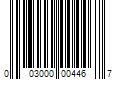 Barcode Image for UPC code 003000004467