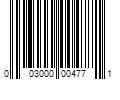 Barcode Image for UPC code 003000004771