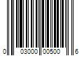 Barcode Image for UPC code 003000005006