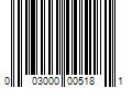 Barcode Image for UPC code 003000005181