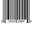 Barcode Image for UPC code 003000005549