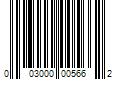 Barcode Image for UPC code 003000005662