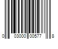 Barcode Image for UPC code 003000005778