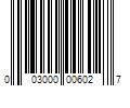 Barcode Image for UPC code 003000006027