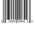 Barcode Image for UPC code 003000006423