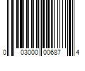 Barcode Image for UPC code 003000006874