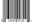 Barcode Image for UPC code 003000007291