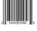 Barcode Image for UPC code 003000009585