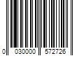 Barcode Image for UPC code 0030000572726