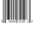 Barcode Image for UPC code 003002721263