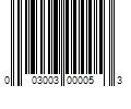 Barcode Image for UPC code 003003000053