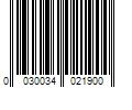 Barcode Image for UPC code 0030034021900