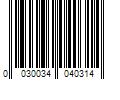 Barcode Image for UPC code 0030034040314