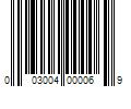 Barcode Image for UPC code 003004000069