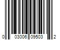 Barcode Image for UPC code 003006095032