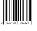 Barcode Image for UPC code 0030100002321