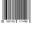 Barcode Image for UPC code 0030100111498