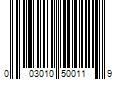 Barcode Image for UPC code 003010500119