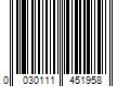 Barcode Image for UPC code 0030111451958