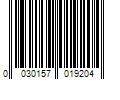 Barcode Image for UPC code 0030157019204