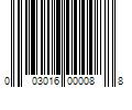 Barcode Image for UPC code 003016000088