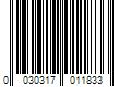 Barcode Image for UPC code 0030317011833