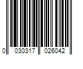 Barcode Image for UPC code 0030317026042