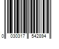 Barcode Image for UPC code 0030317542894