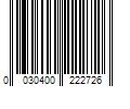 Barcode Image for UPC code 0030400222726