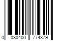 Barcode Image for UPC code 0030400774379