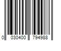 Barcode Image for UPC code 0030400794988