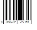 Barcode Image for UPC code 0030402222113