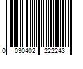 Barcode Image for UPC code 0030402222243